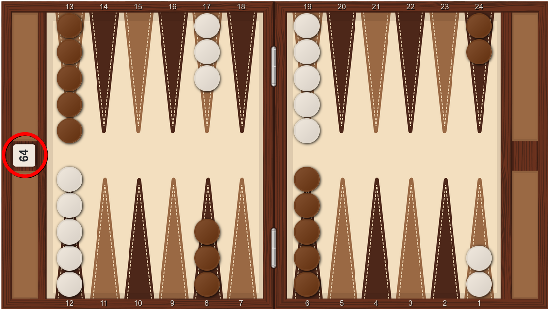 backgammon doubling cube